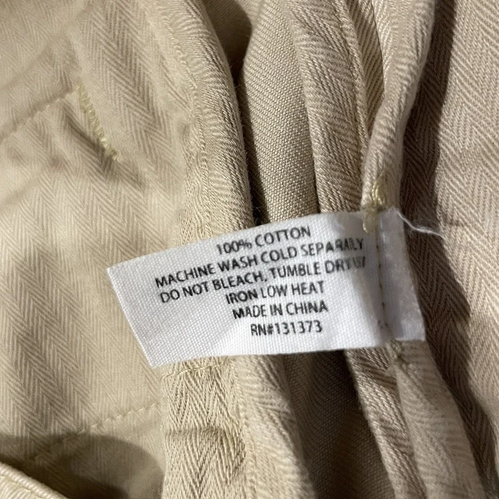 Saturdays NYC Chino Pants Mens 31x31 Beige‎ Cotton Twill Slim Fit